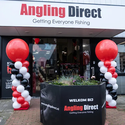 Exterior of Angling Direct Utrecht store showing entrance