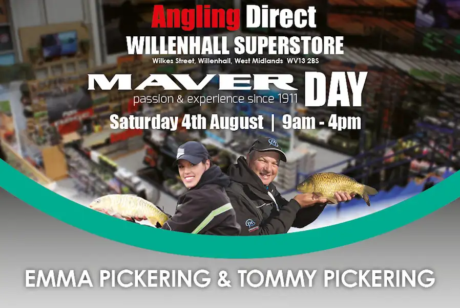 Angling Direct Willenhall Maver Open Day Saturday 4th August 2018