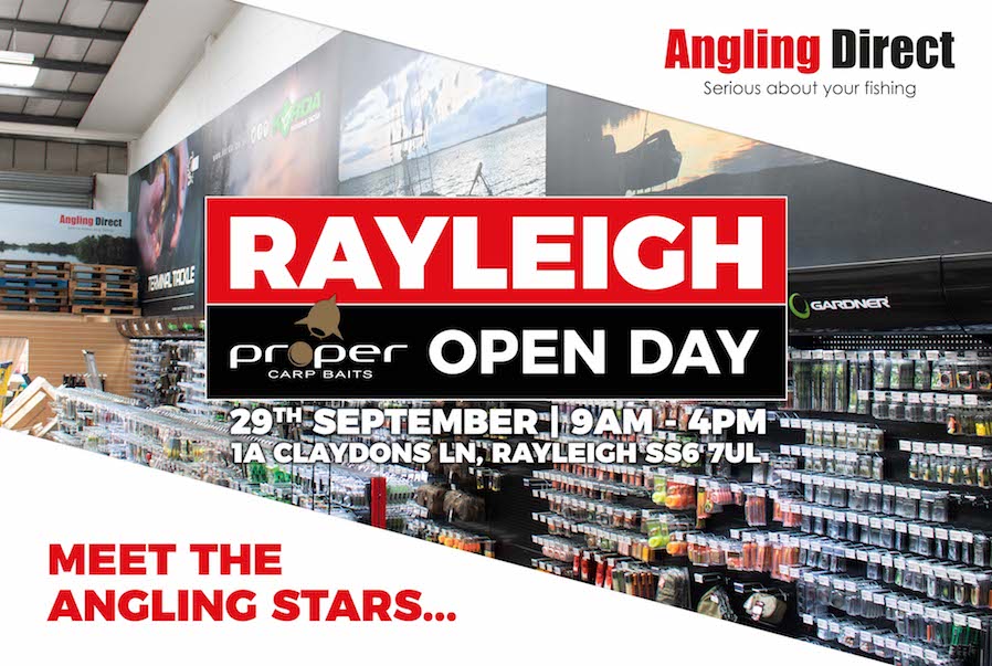 Angling Direct Rayleigh- Proper Carp Baits Open Day - Saturday 29th September 2018