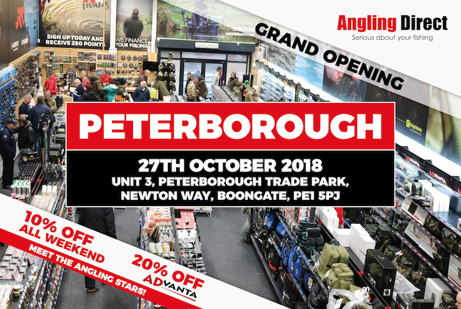 Angling Direct Peterborough Grand Opening Saturday 27th October 2018