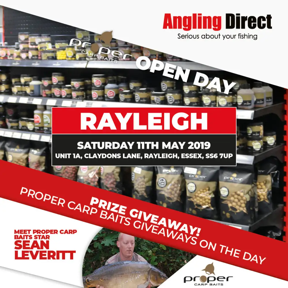 Angling Direct Rayleigh Proper Carp Baits Open Day