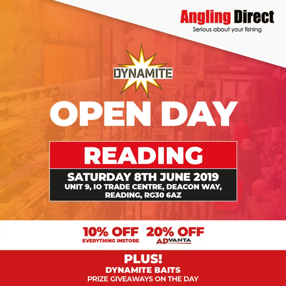 Angling Direct Reading Dynamite Baits Open Day