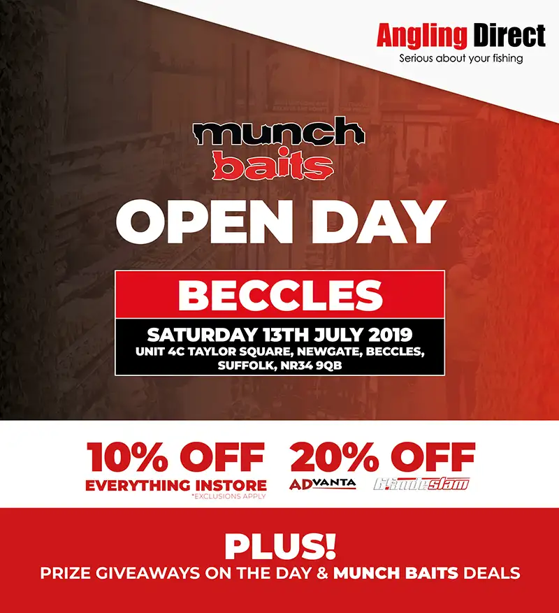 Angling Direct Beccles Munch Baits Open Day