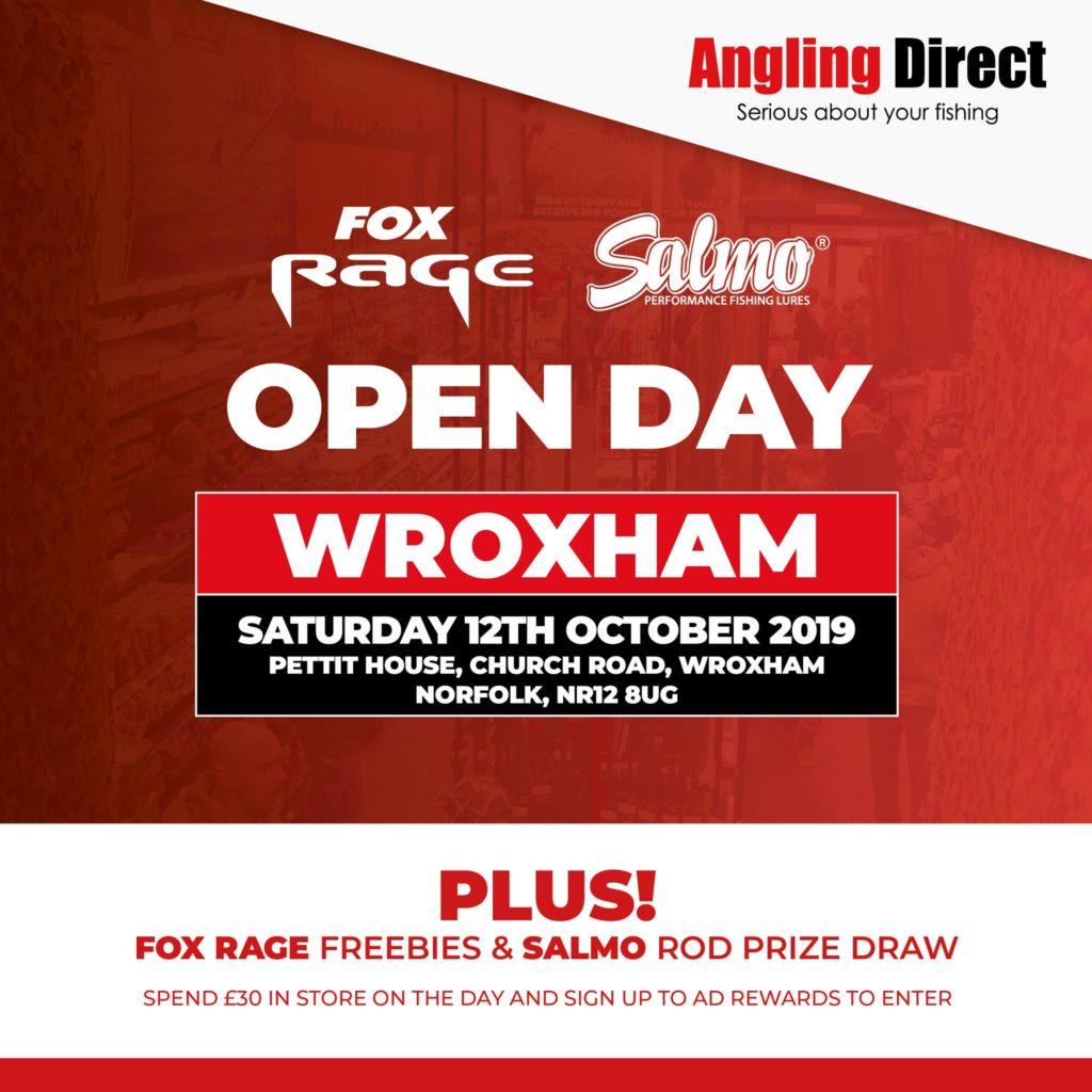 Angling Direct Wroxham Fox Rage and Salmo Open Day