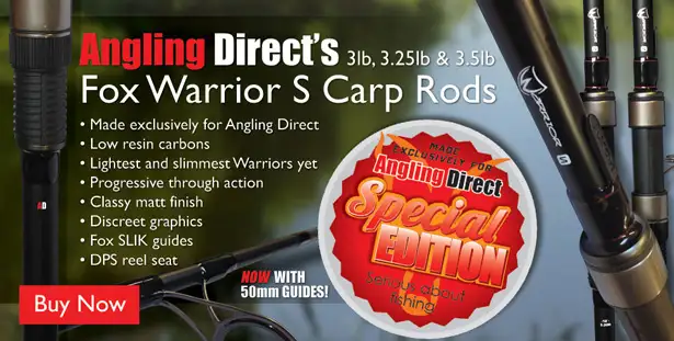 Tackle Tuesday... Fox AD Warrior Carp Rods