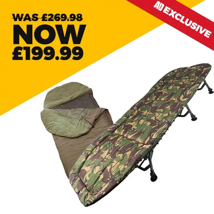 Trakker DPM Superlite Bed + Advanta CX4 Sleeping Bag - Tackle Tuesday