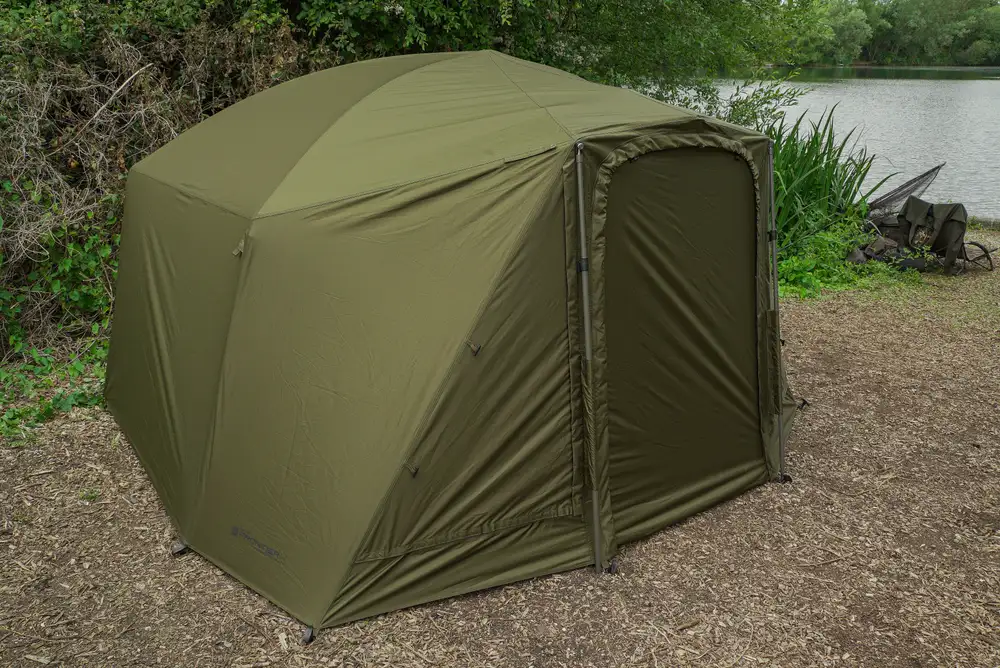 Fox Frontier X Fishing Bivvy Overwrap In Use 1