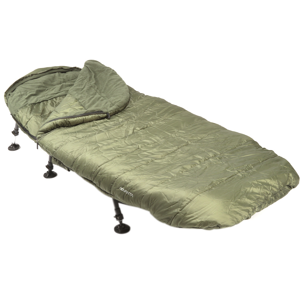 Advanta 3 Season Green Sleeping Bag In Use