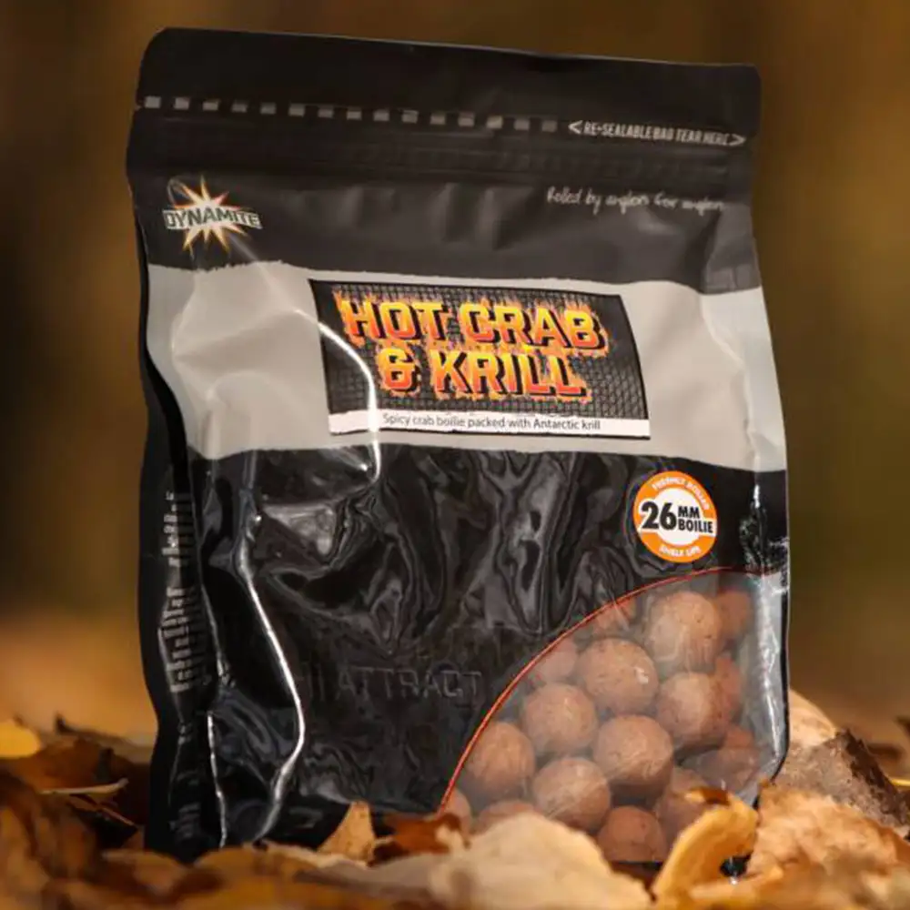 Dynamite Baits Hot Crab & Krill Boilies