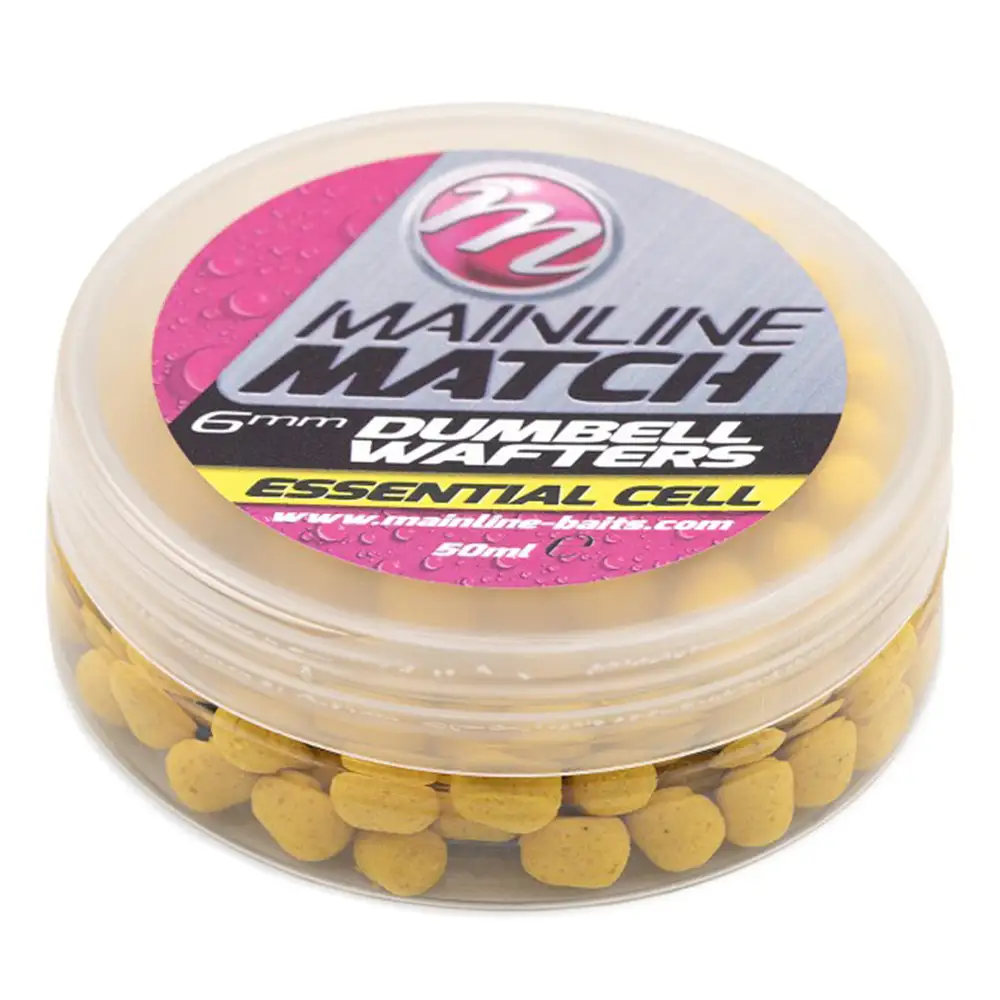 Mainline Match Dumbell Wafters Yellow Essential Cell 6mm 1