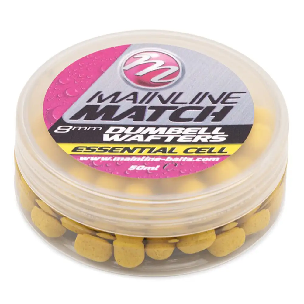 Mainline Match Dumbell Wafters Yellow Essential Cell 8mm 1