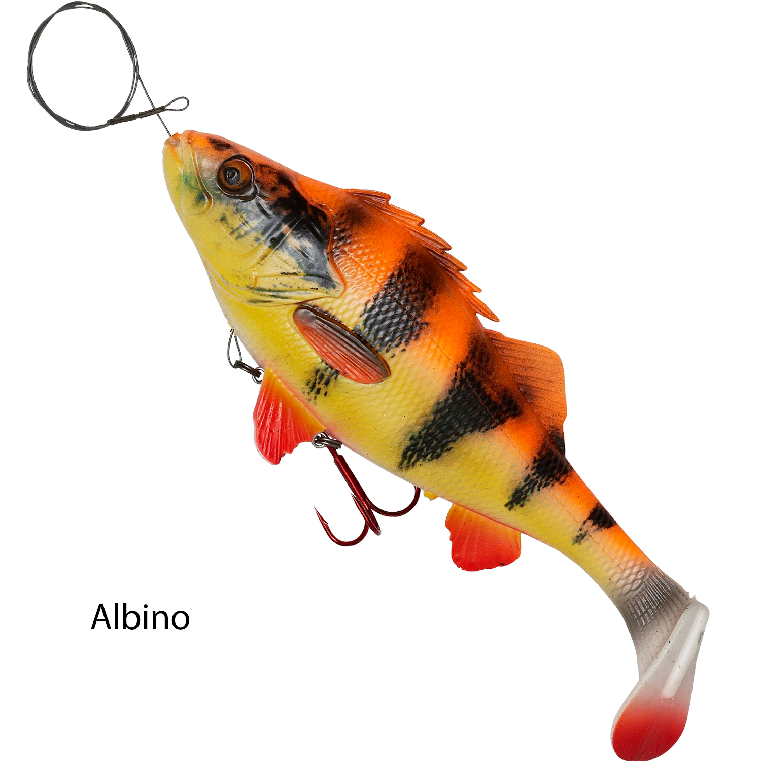 Savage Gear 4D Perch Shad Lure Albino