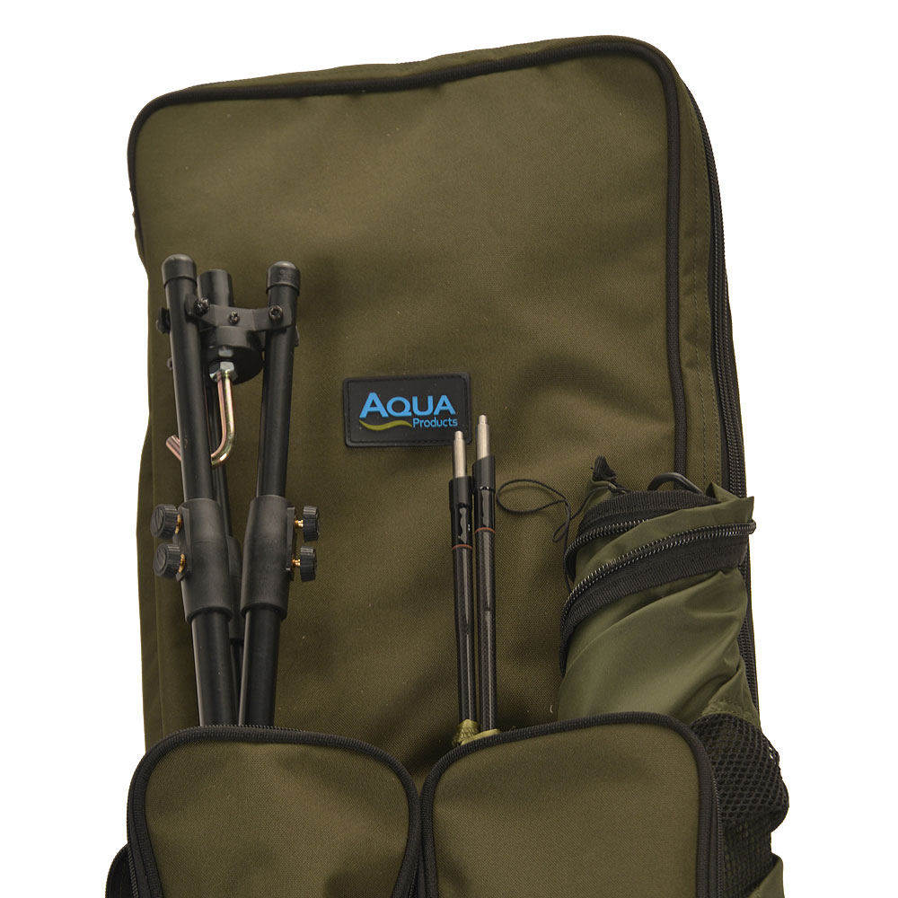 Aqua Black Series Full Fishing Rod Holdall Accessories Pocket