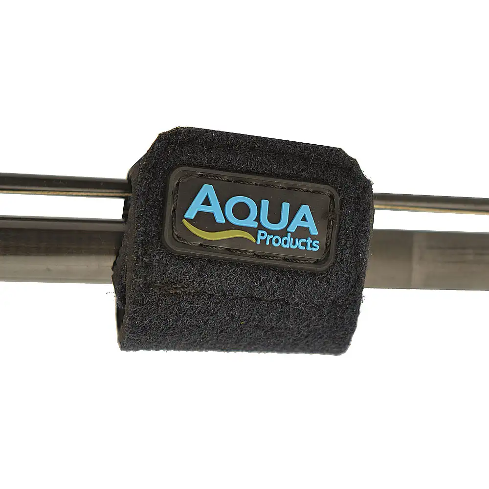 Aqua Neoprene Fishing Rod Straps In Use 1