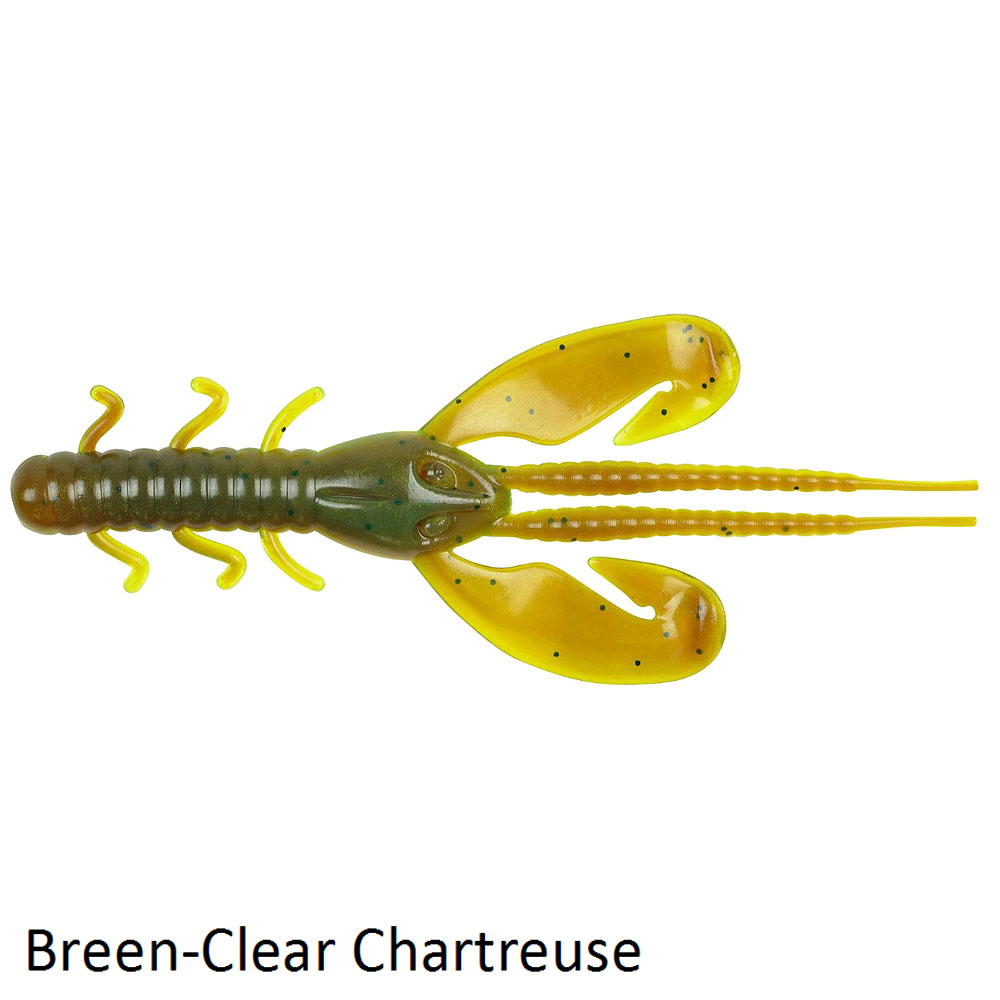 Berkley Havoc Rocket Craw Breen-Clear Chartreuse