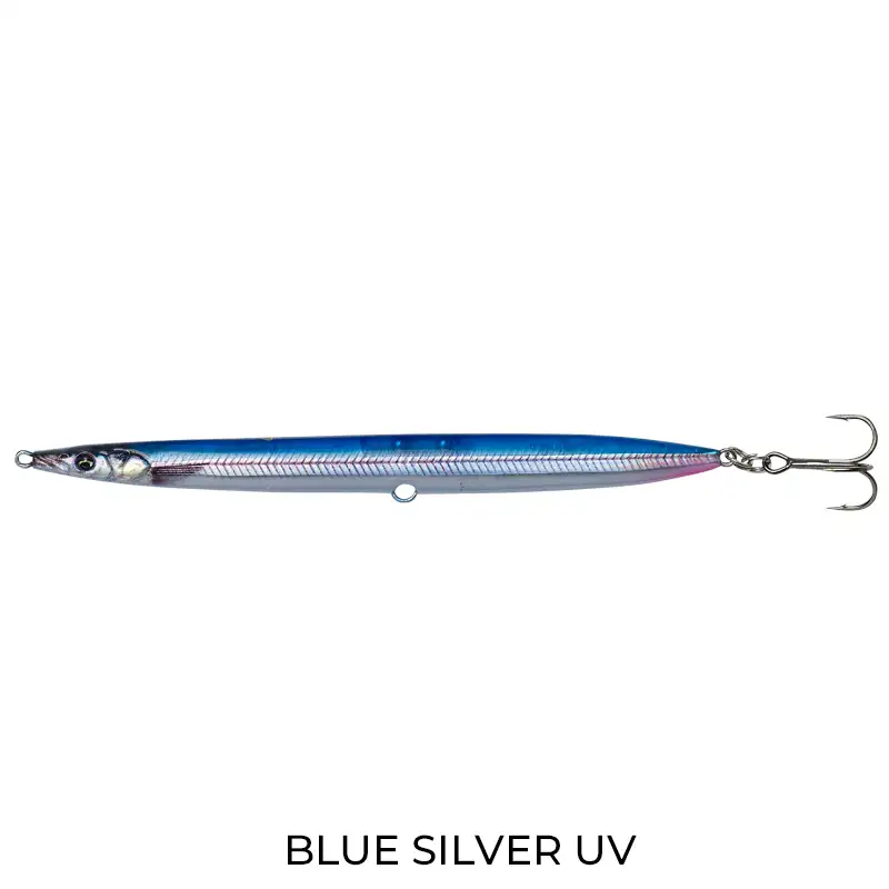 Savage Gear Sandeel Pencil Lure 12.5cm Blue Silver UV