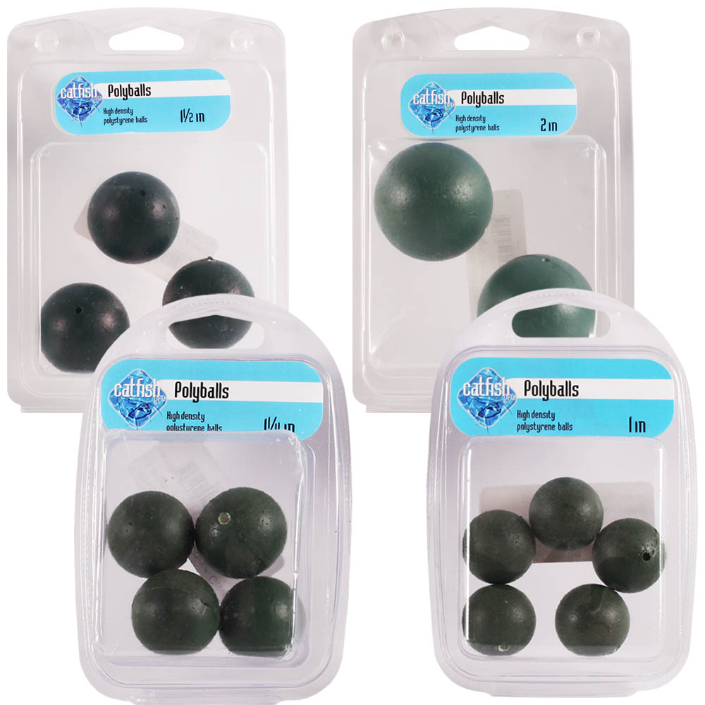 Catfish Pro Polyballs Sizes