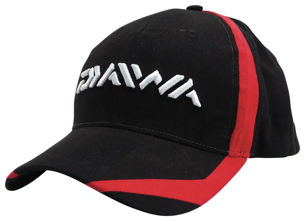 Daiwa Black / Red Baseball Cap