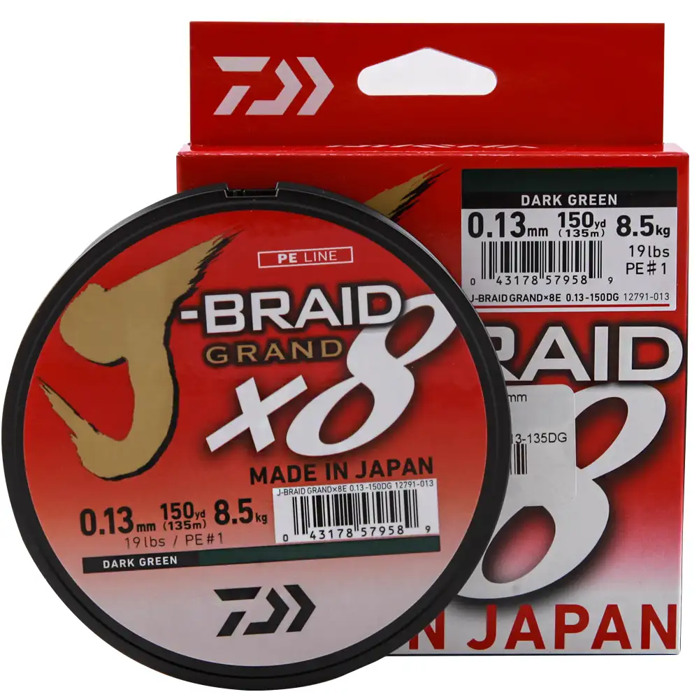 Daiwa J-Braid Grand 8 Strand Braid