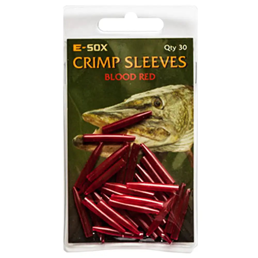 Drennan E-Sox Crimp Sleeves Red