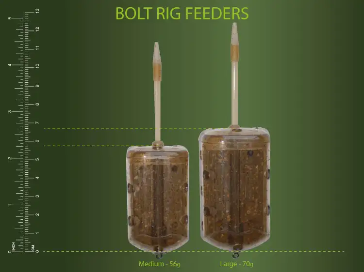 Drennan Bolt Rig Fishing Feeders Sizes