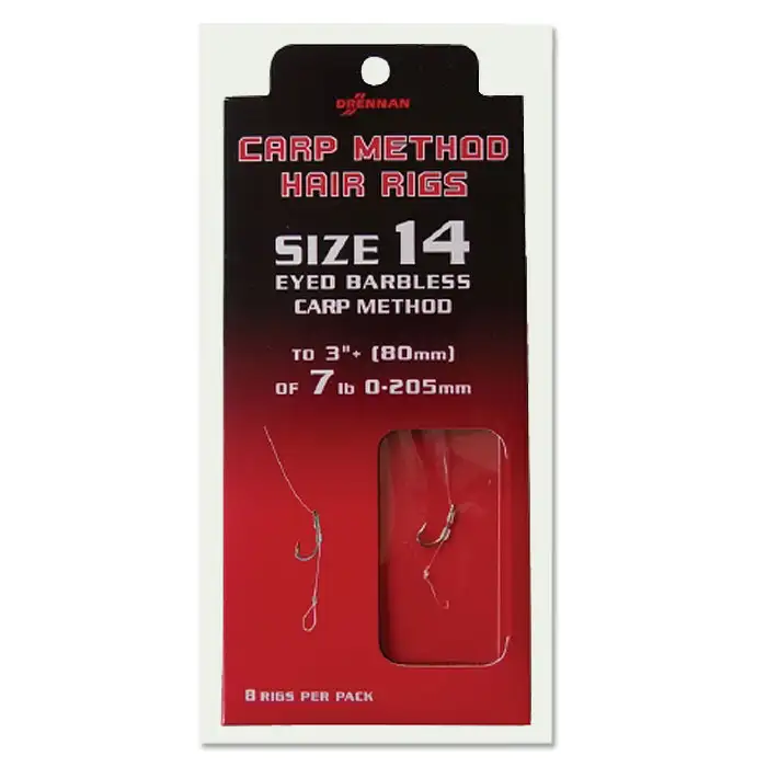 Drennan Carp Method Hair Rigs Size 14