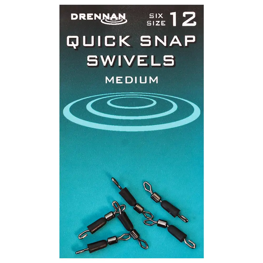 Drennan Quick Snap Swivels Size 12