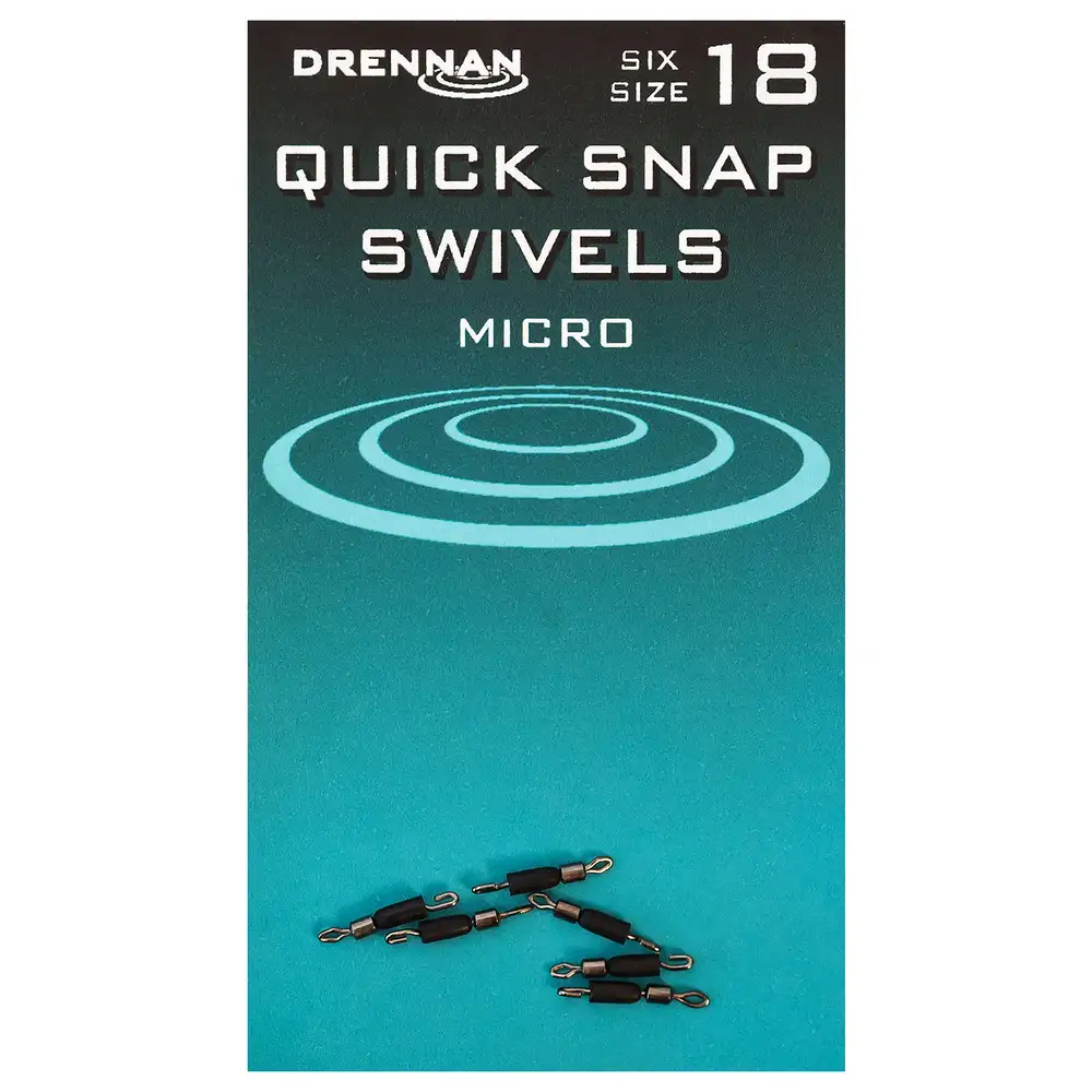 Drennan Quick Snap Swivels Size 18