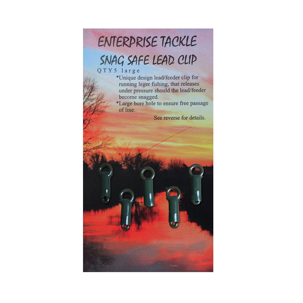 Enterprise Tackle Snag Safe Lead Fishing Clip