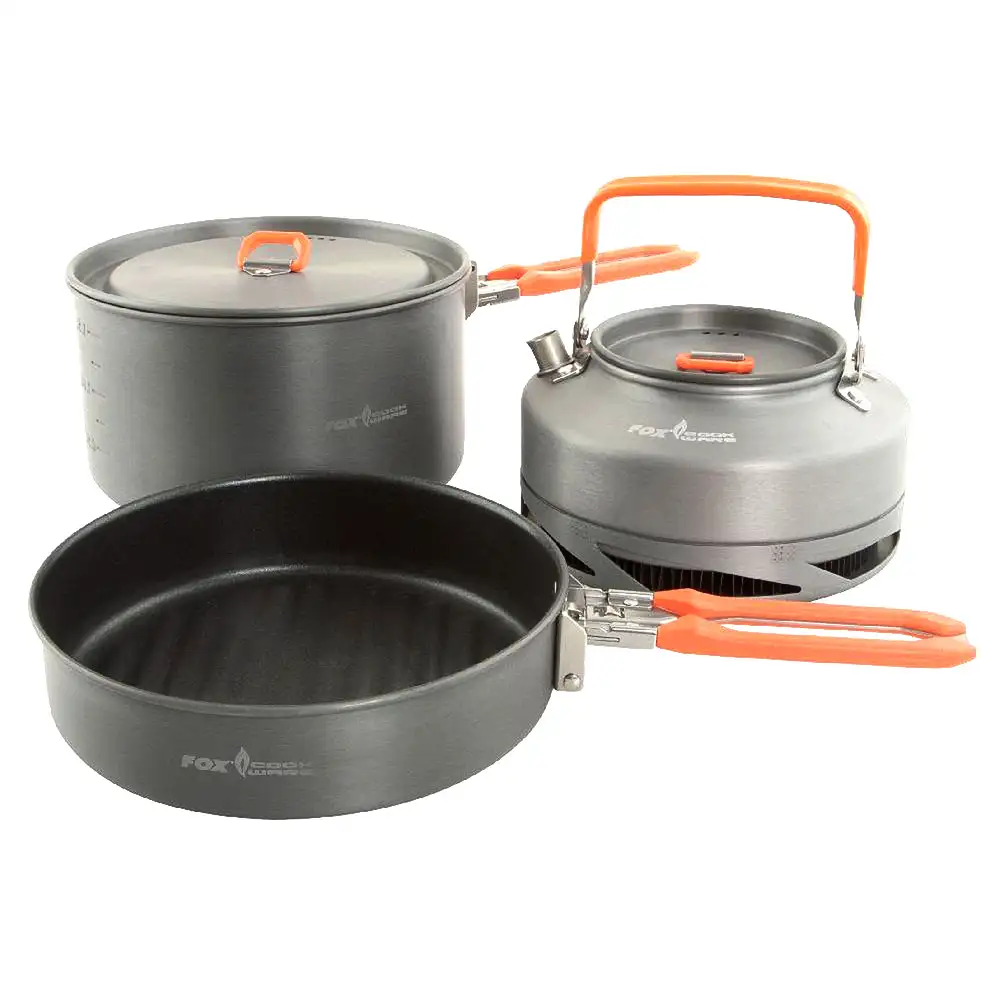 Fox Fishing Cookware Set - Medium (3-Piece)