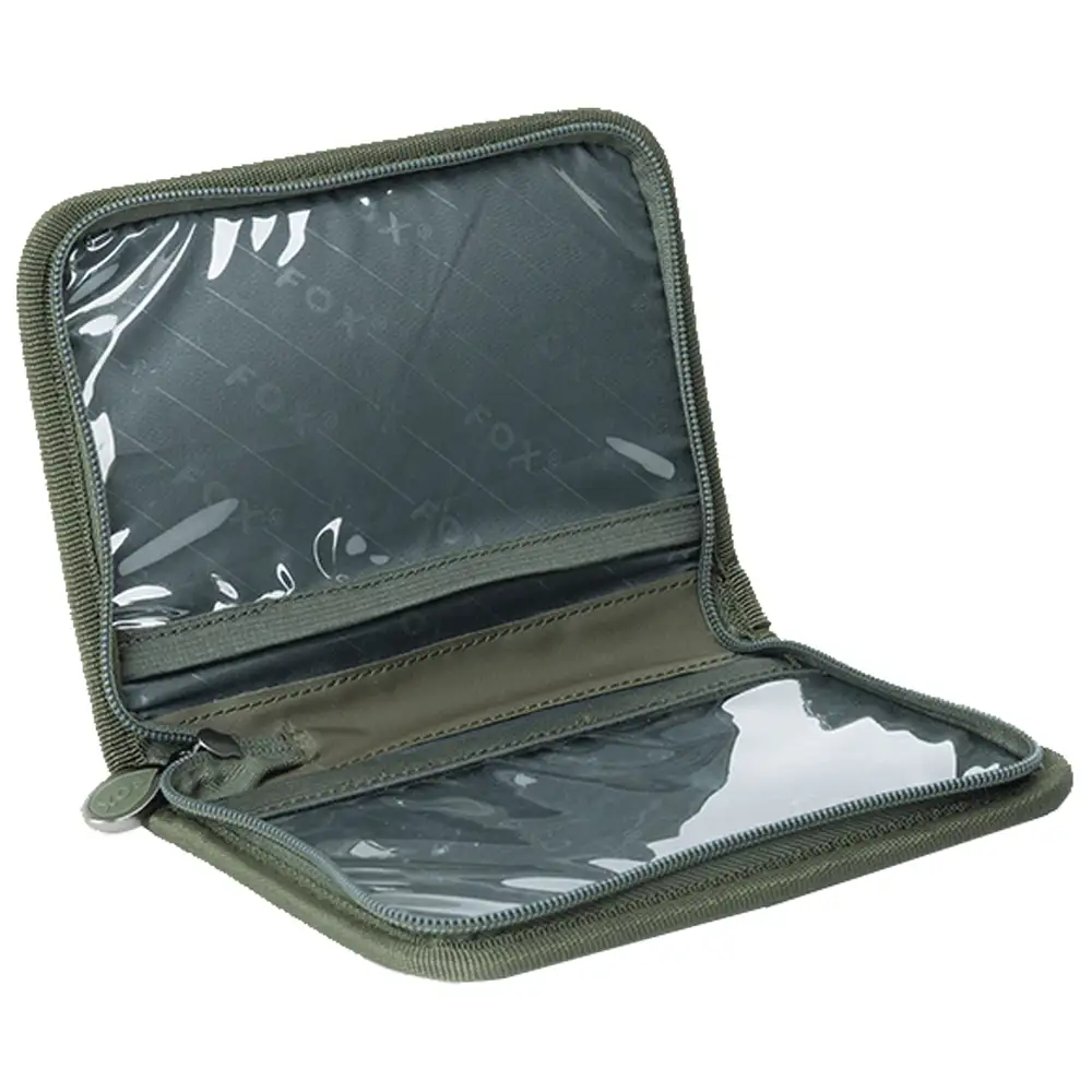 Fox Camolite Licence Fishing Wallet Open 2