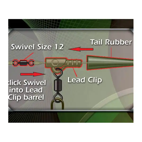 Gardner Target Lead Clip Terminal Fishing Pack Diagram