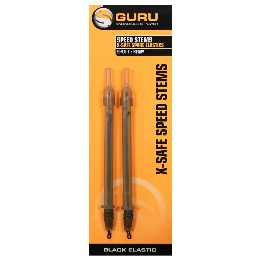 Guru X-Safe Quick Change Fishing Elastics Short Black