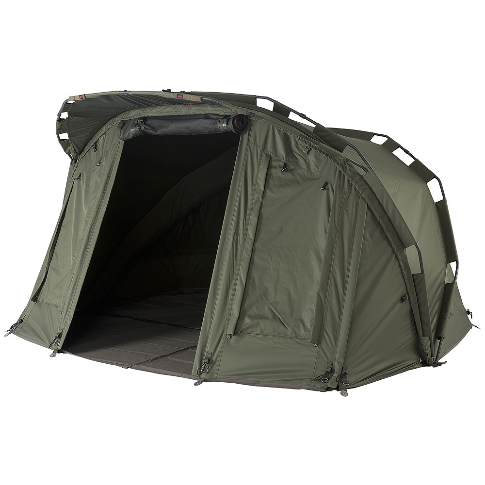 JRC Extreme TX 2 Man Fishing Bivvy Door Open