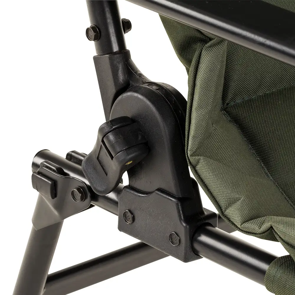 JRC Defender Hi-Reclining Fishing Armchair Close Up 1