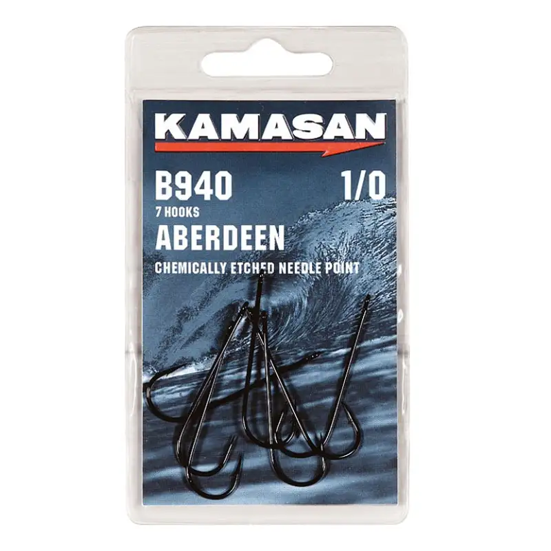 Kamasan B940 Aberdeen Sea Fishing Hooks Packaging