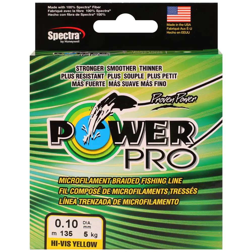 PowerPro Yellow Braided Mainline