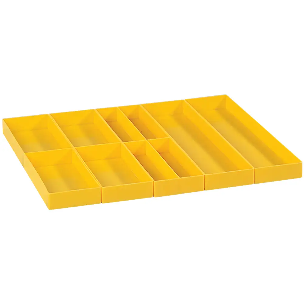 Rive Drawer Organisers Yellow