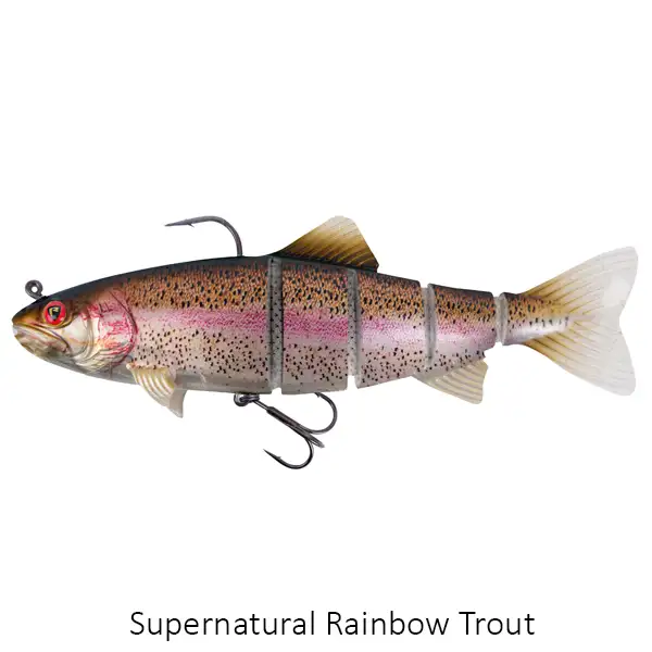 Fox Rage Realistic Replicant Trout Lure Jointed 18cm Supernatural Rainbow Trout