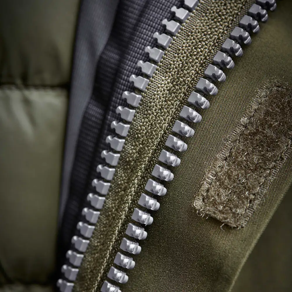 Trakker Summit XP Fishing Jacket Close Up Zip 