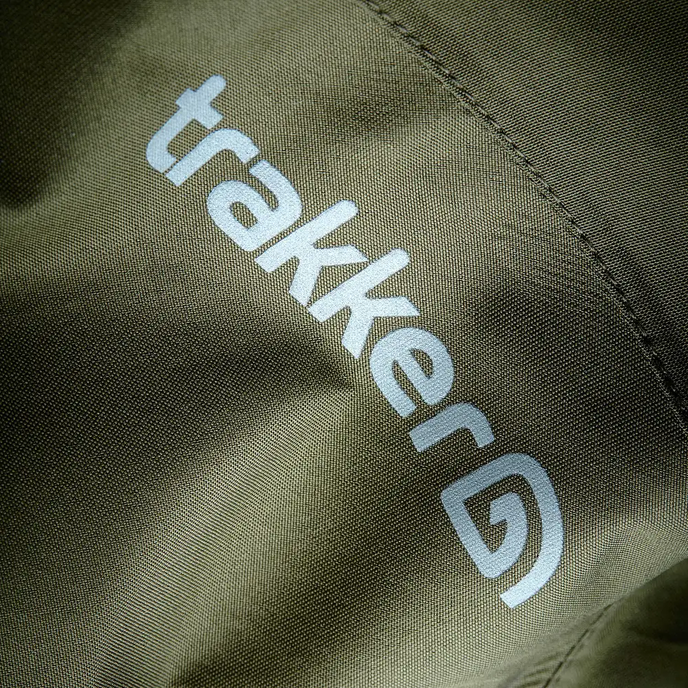 Trakker Summit XP Fishing Jacket Close Up Logo