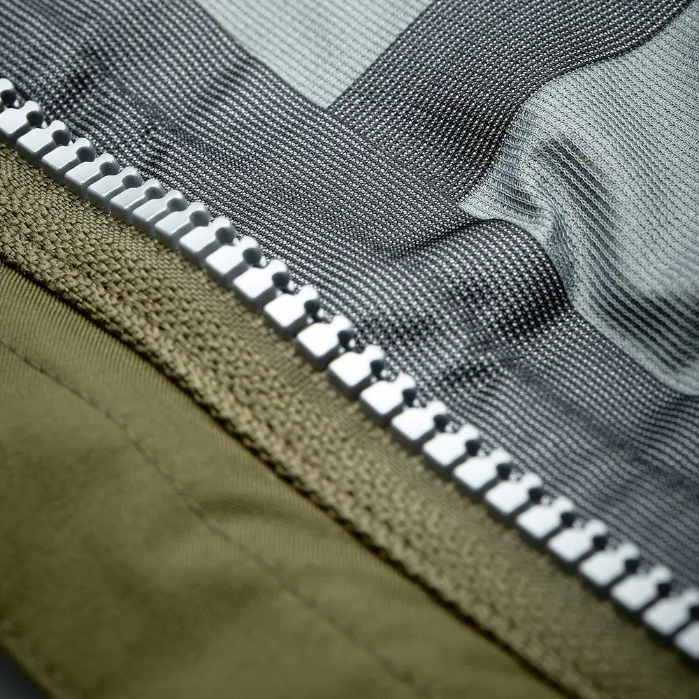 Trakker Summit XP Fishing Jacket Close Up Zip 3