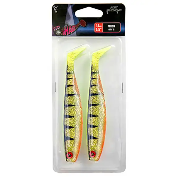 Fox Rage Pro Shad Lures 14cm UV Perch