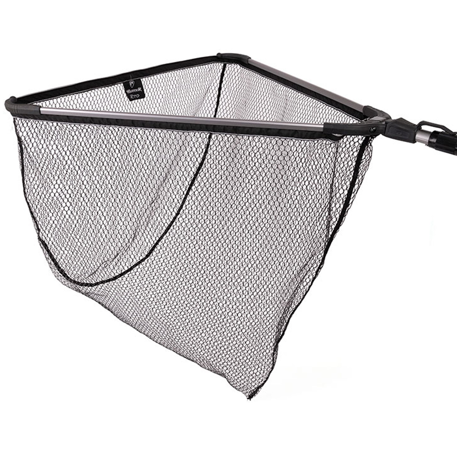 Fox Rage Warrior Rubber Mesh Landing Net, Side View