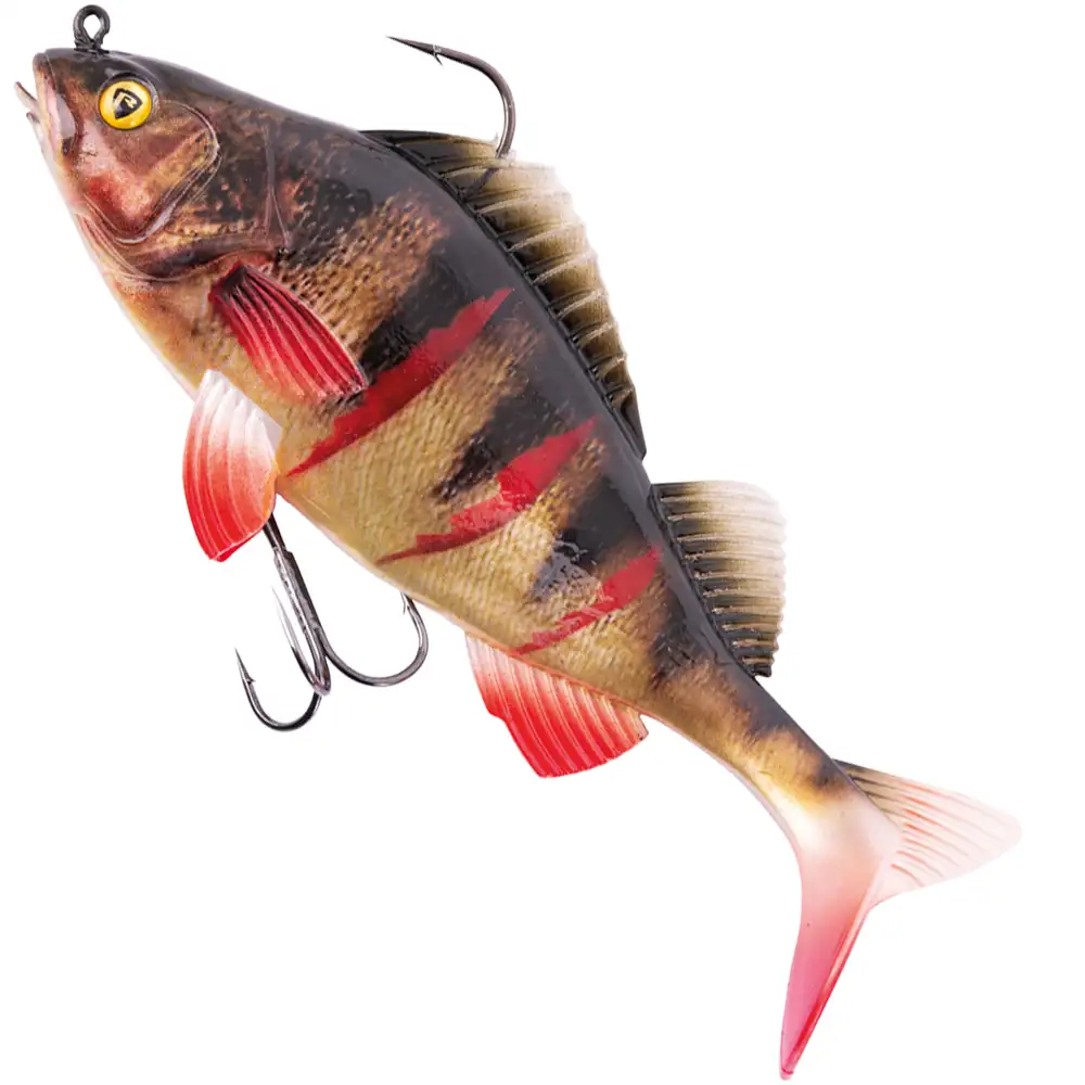 Fox Rage Replicant Perch Lure 10cm, Wounded Perch