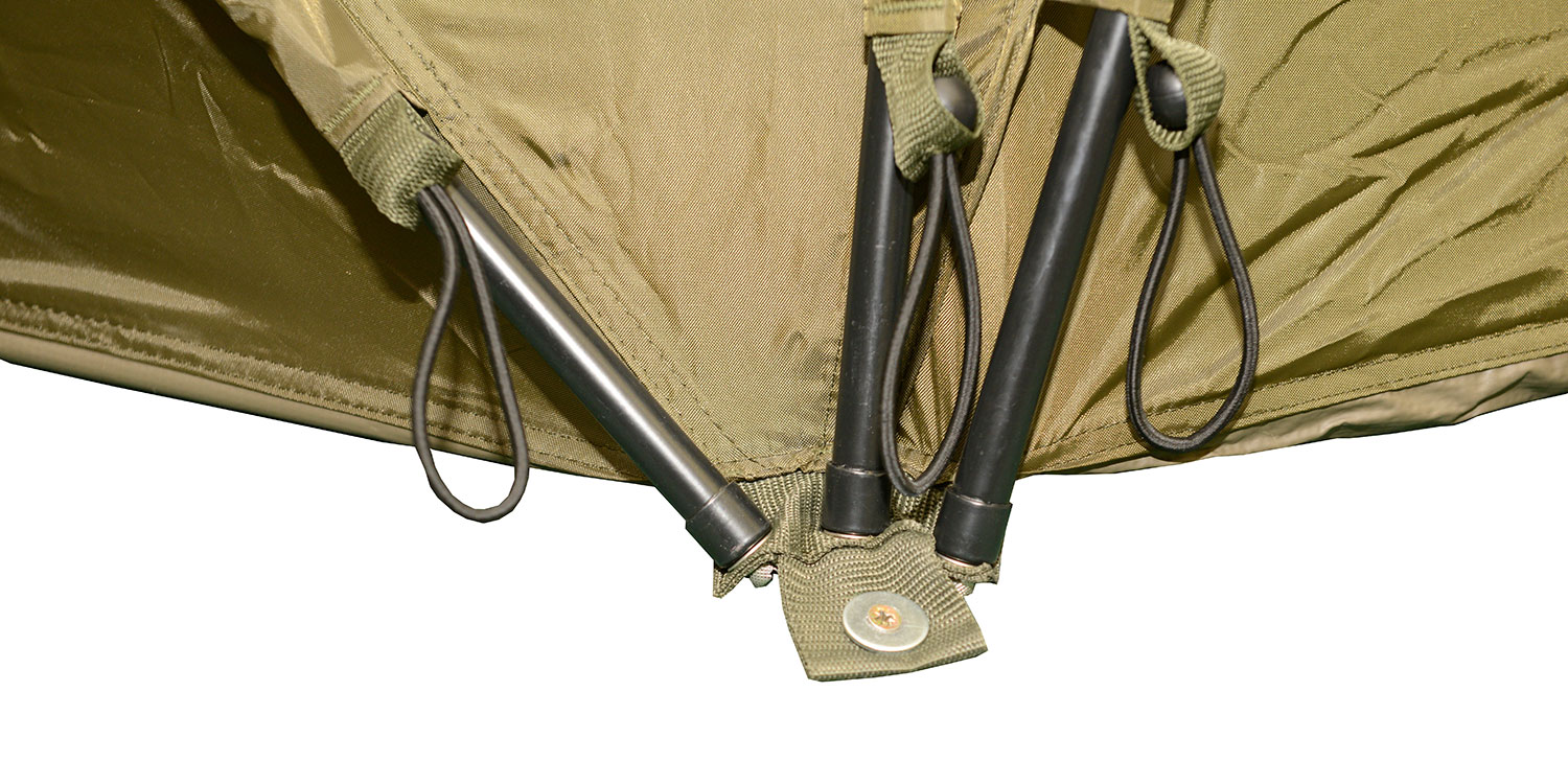 Close Up Of 1 Man Protector Extreme Advanta Bivvy Reinforced Pegging Points