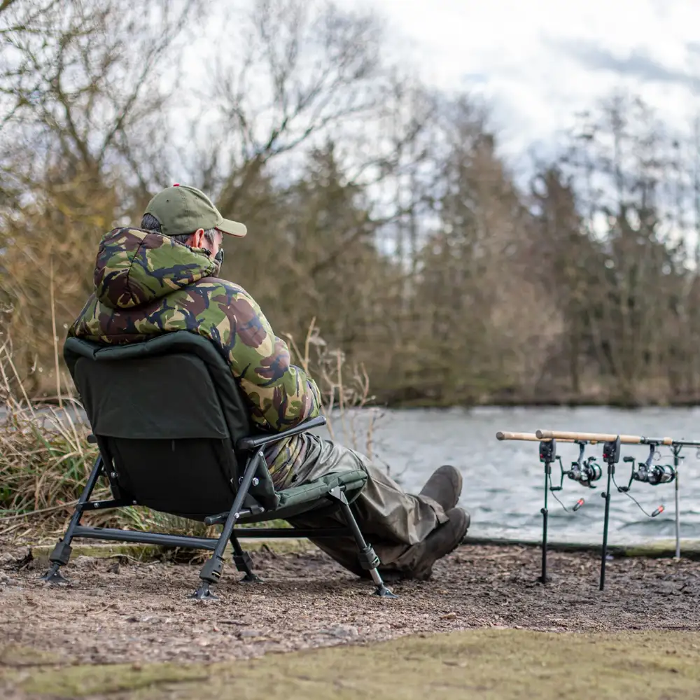 Advanta Endurance Low Fishing Chair In Use 1