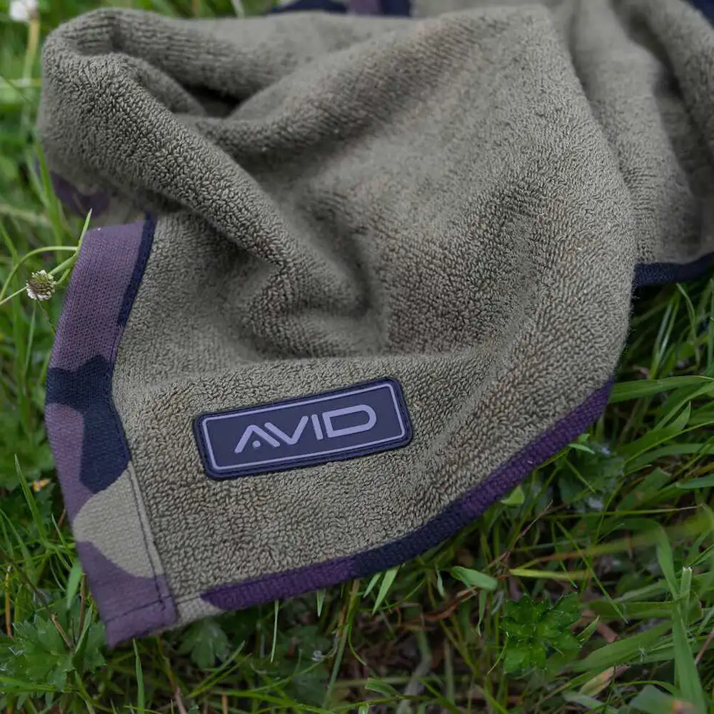 Avid Carp Hand Towel In Use 2