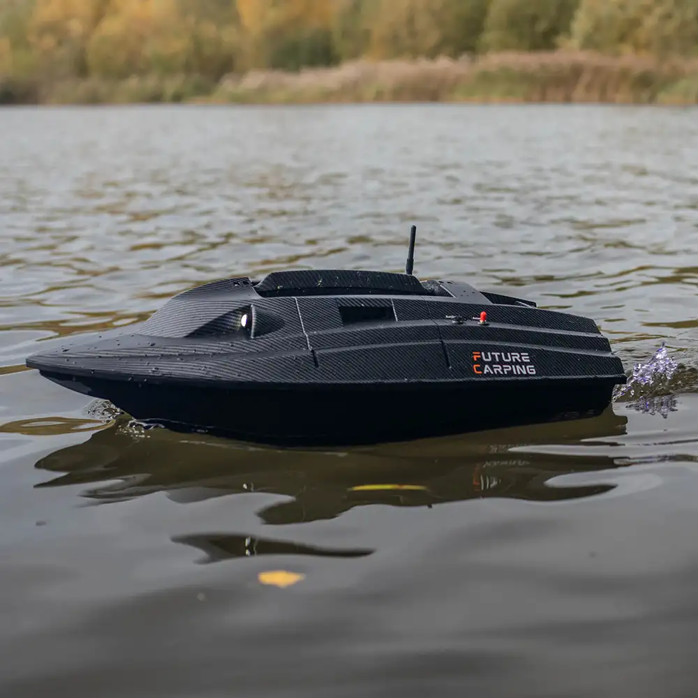 Future Carping V80 Carbon Bait Boat In Use 11