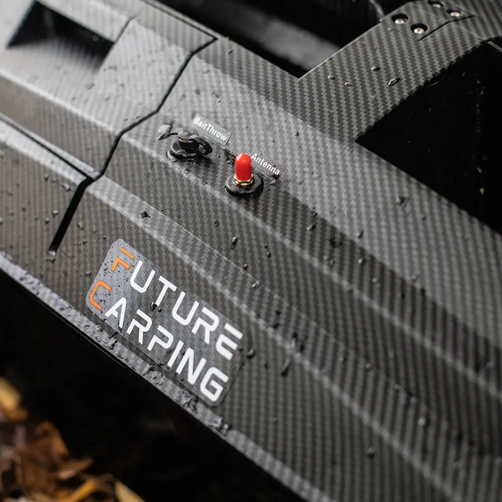 Future Carping V80 Carbon Bait Boat Close Up 2